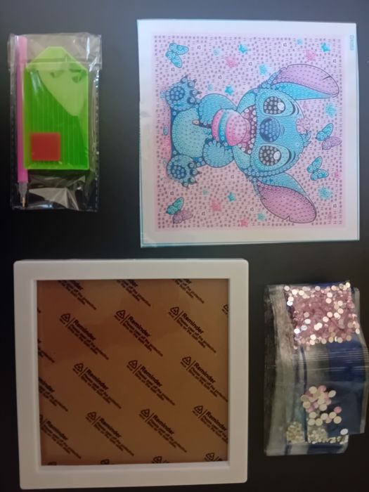 DIY, kit diamante STITCH