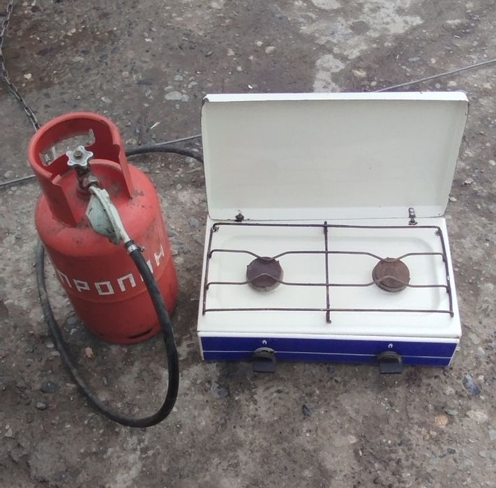 Газ плита маленьким баллоном на 10 л