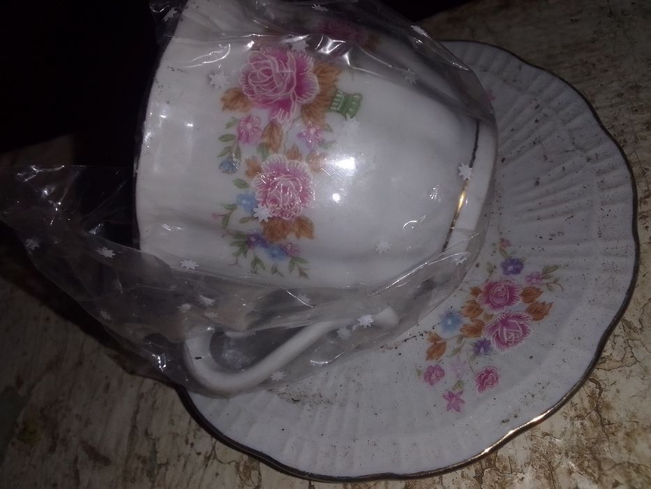 Набор кофейных чашек и блюдцев китай