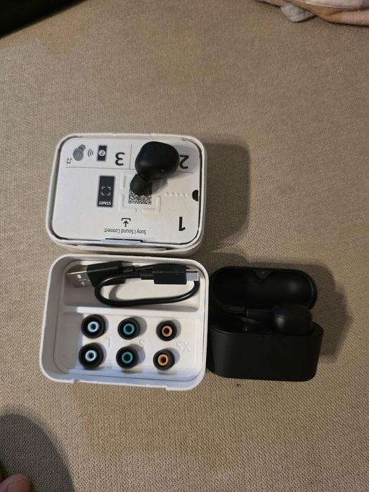 Casti SONY WF-1000XM6, True Wireless, Bluetooth, In-ear, Microfon, Noise Cancelling, negru