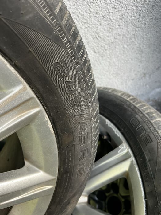 Оригинални джанти с гуми 18 цола 5х112 , AUDI , VW -