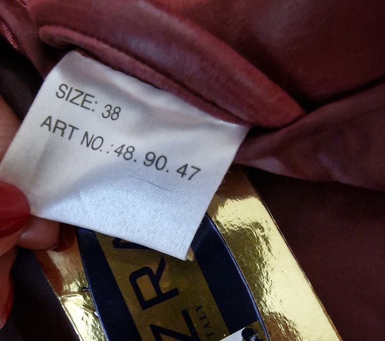 Jacheta dama piele eco Burgundia,super preț