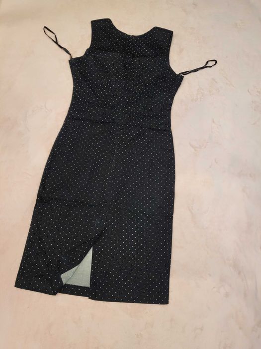 Rochie Zara office cu buline, marimea XS, noua