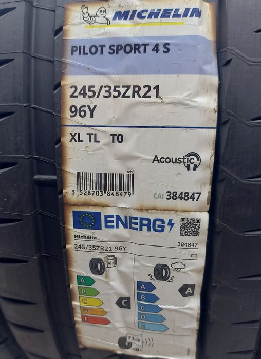 245/35 ZR21 96Y XL Michelin Pilot Sport⁴ S TO Acustic vară