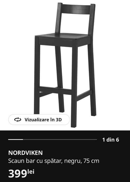 Masa cu scaune Ikea Nordviken