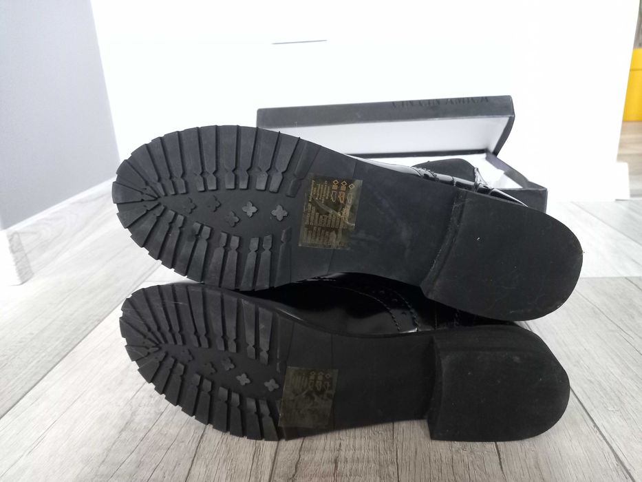 Дамски боти, черен лак, номер 39