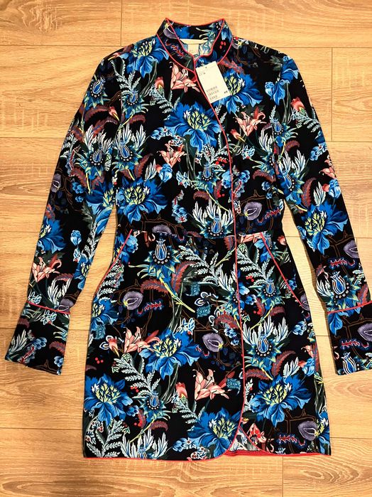 Rochie cu maneca lunga in stil chinezesc H&M 32 34