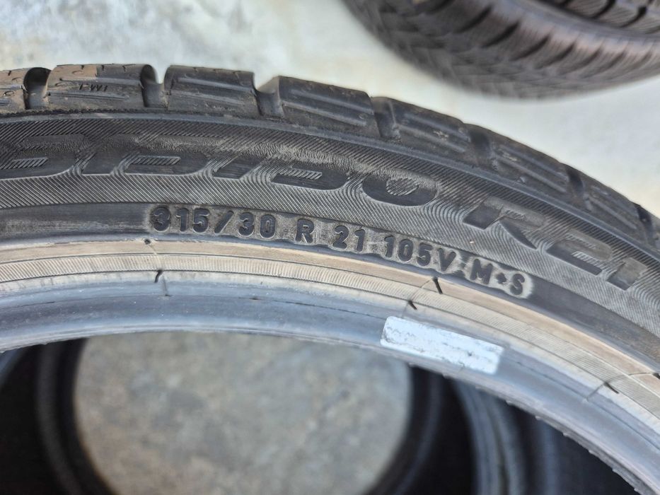 2 Anvelope M+S IARNA - 315/30/21 105V - PIRELLI Sottozero 3 - CA UNELE NOI - DOT 2020 !