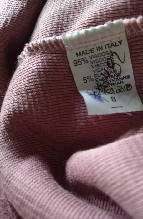 Bluza pe gat MYSTYLE Italy viscoza nou M - XL roz