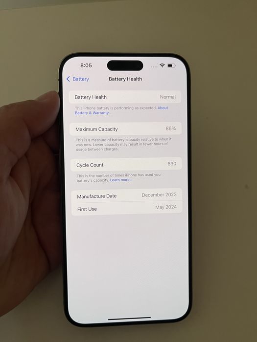 Iphone 15pro max 256GB  natural