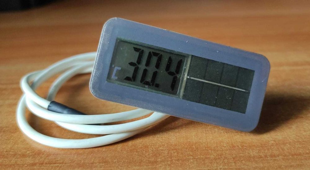 Цифровой термометр LCD с выносным датчиком температуры