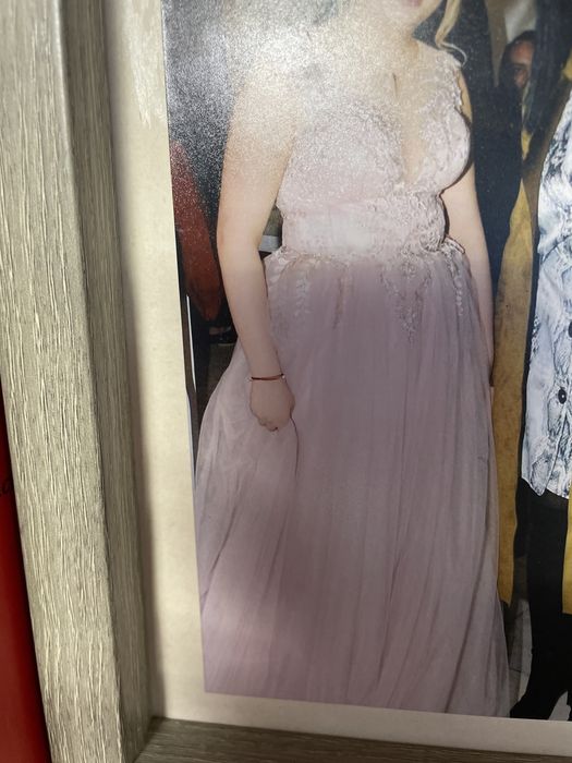 Vand rochie eleganta seara piersica