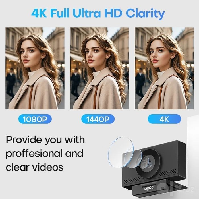 # Web Camera Rapoo C260 C280 C500AF Веб Камера 4K FullHD 1080p 60fps
