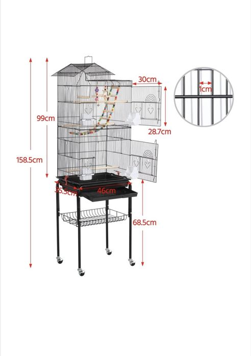 Colivie păsări yaheetech