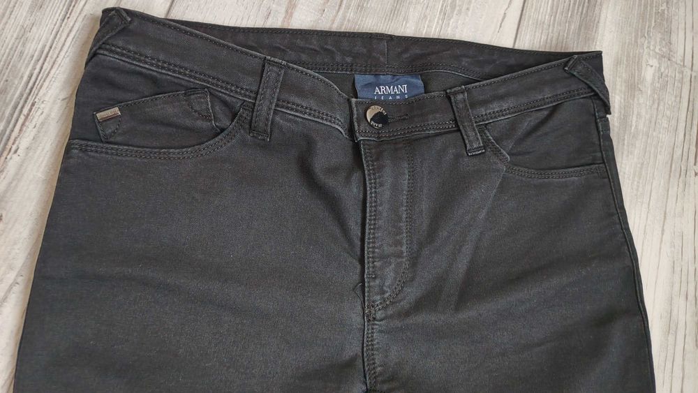 Дамск оригинални черни дънки ARMANI JEANS J28 р-р S EUR26