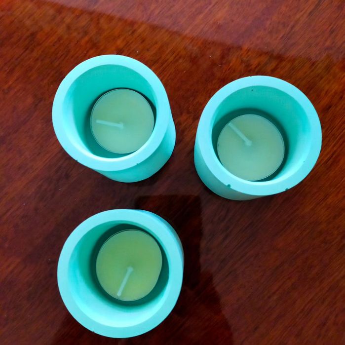 Подсвечники интерьерные гипсовые