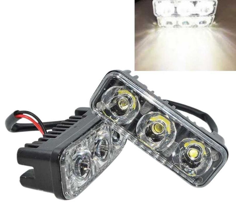 Халогени №3974 2 x 3 LED -DRL- Дневни Светлини 2бр