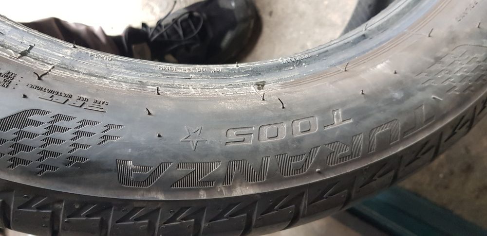 Летни гуми-2021г./45с.-18цола-225/50-1бр.-120лв."BRIDGESTONE "