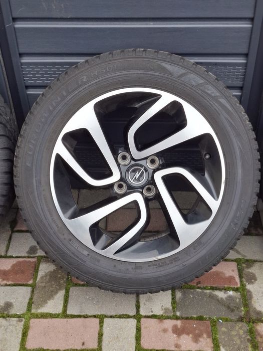 Set jante originale  Opel 4x108 cu anvelope  iarna falken  195 60 16