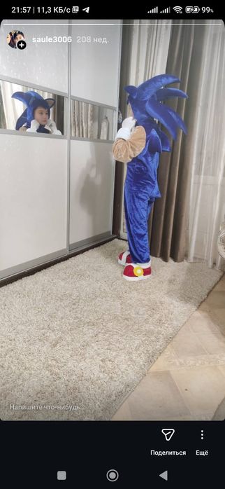 Детский костюм Соник