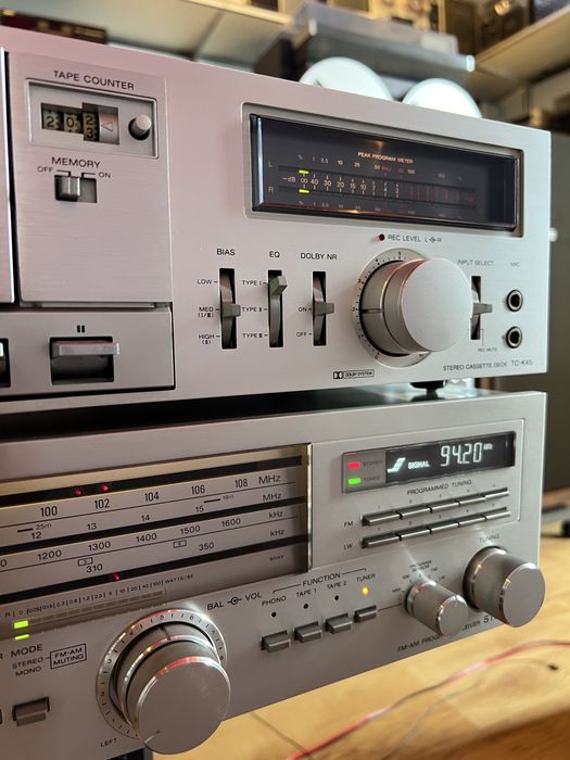 Receiver/Statie-Radio Sony STR-434L și deck/casetofon Sony TC-K45