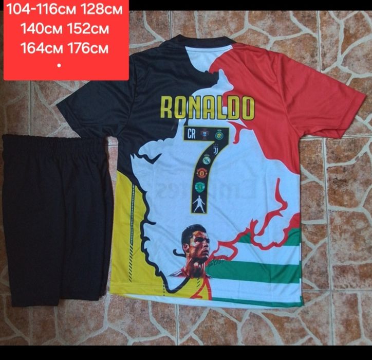 MESSI 10 CR7  детско юношески футболни екипи Колекционерски