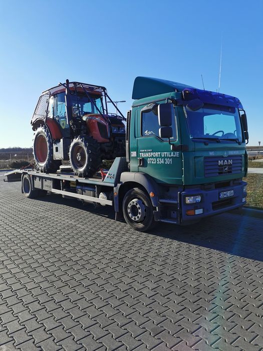 Tractări utilaje, Transport utilaje