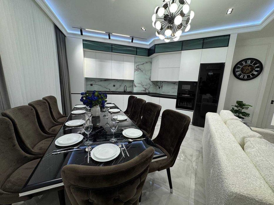 3-комнатная квартира 100 м² с евроремонтом в ЖК Solaris, Кушбеги