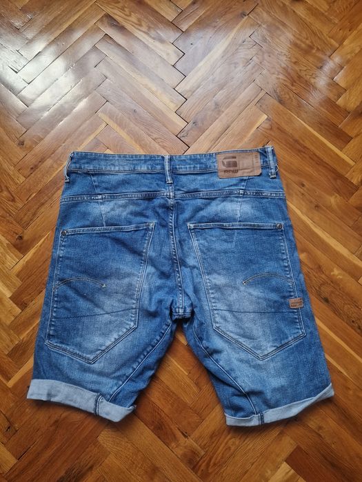 Страхотни мъжки дънкови къси панталони G STAR RAW  размер 32