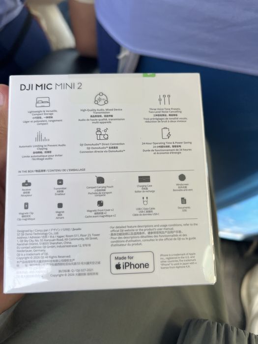 Dji mic mini 2 оригинал
