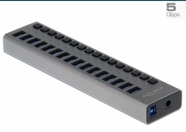 HUB Delock 63739 16 porturi + Switch