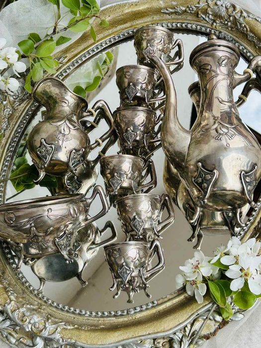 Сребърен сервиз за кафе