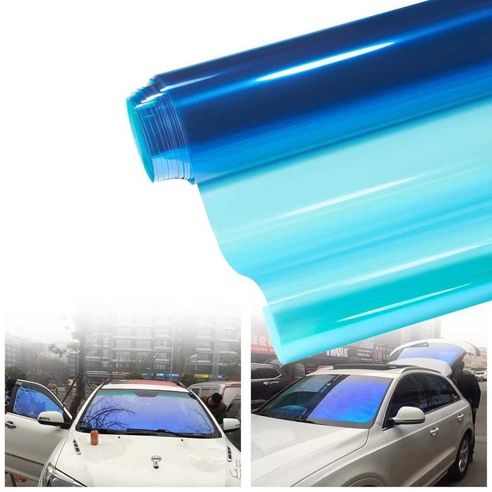 Хамелеоново фолио за автомобилни стъкла 60 % - 1.52м х 1 метър.