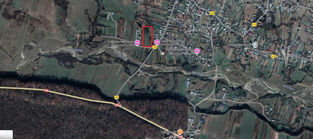 Teren intravilan munte, manastirea Neamtului, 5 loturi,de la 11€/mp