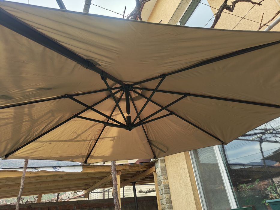 Външен чадър за двор