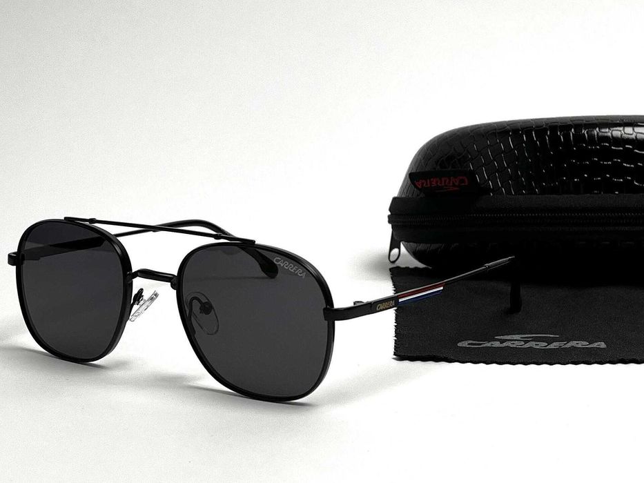Слънчеви очила Carrera Gold Black UV400 CE Унисекс дизайн Метални стилни