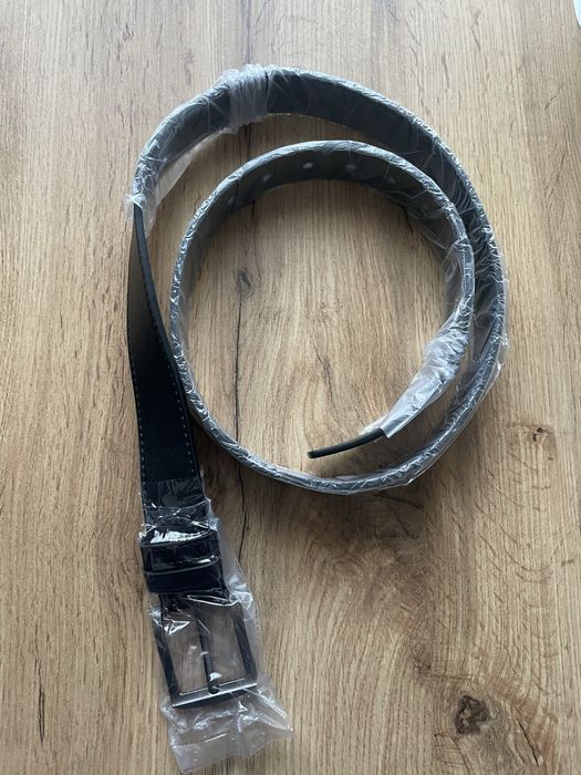 Curea barbati 125 cm, neagra ,piele