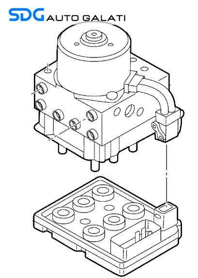 Pompa ABS Volkswagen Golf 4 1998 - 2005 Cod 1C0907379 6X0614517 [LR2756]