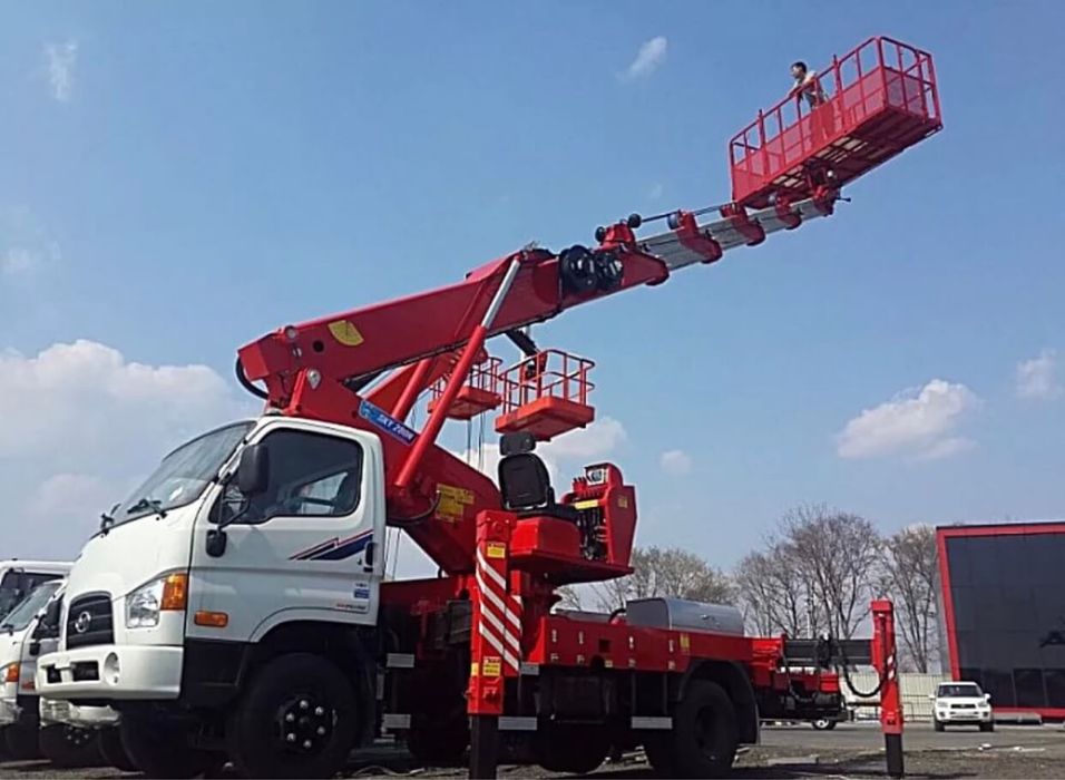 Автовышка 12—60 м с НДС и водителем — срочная аренда в Ташкенте