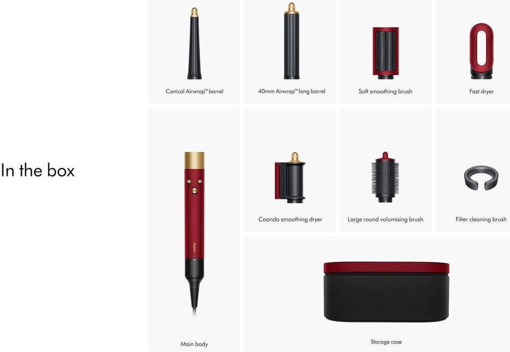 Dyson Red Velvet Airwrap Styler id