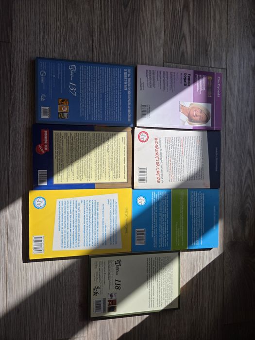set 7 carti de dezvoltare personala+afaceri