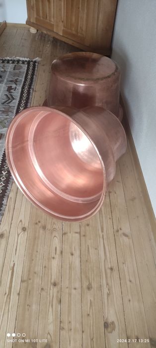 Vând căldare ceaun cazan vas oala cupru aramă NOUA