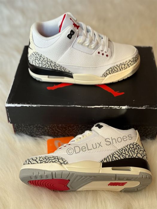 Air Jordan 3 Retro White Cement Full Box VerificareColet Size 35,5-45