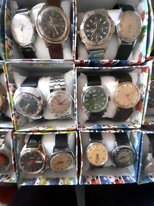 Часовници от соца. РускиРадио антика от 1956год Сребърен джобен