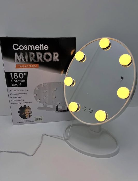 Зеркало с подсветкой гримерное настольное зеркало c подсветкой для мак