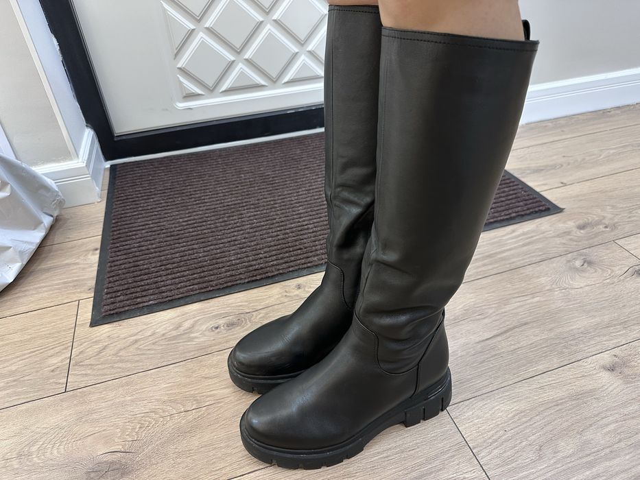 Зимние сапоги нат.кожа