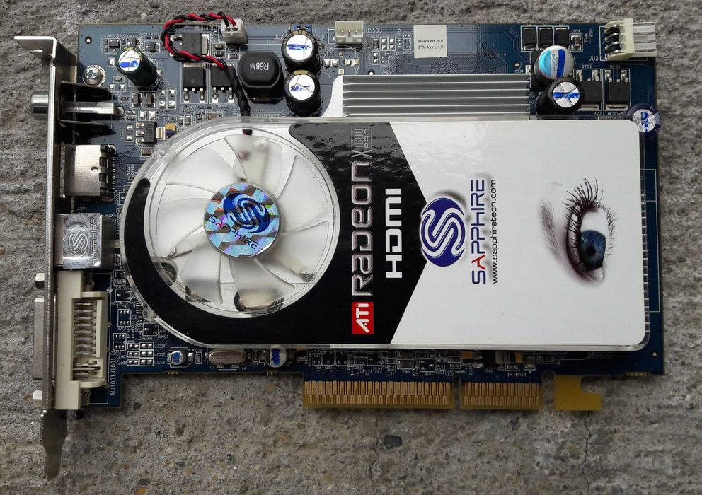 Placa video de colectie - Sapphire ATI Radeon X1600 PRO 256MB AGP 8x