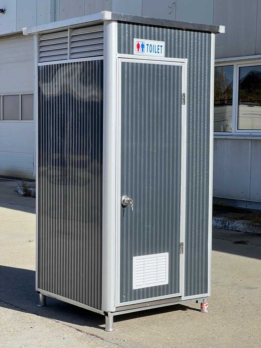 Cabină toaletă cu duș și chiuvetă sanitară camping șantier evenimente