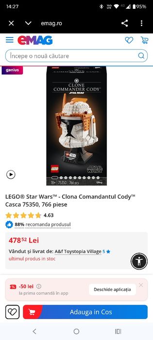 Lego Star Wars Clona Comandantul Cody