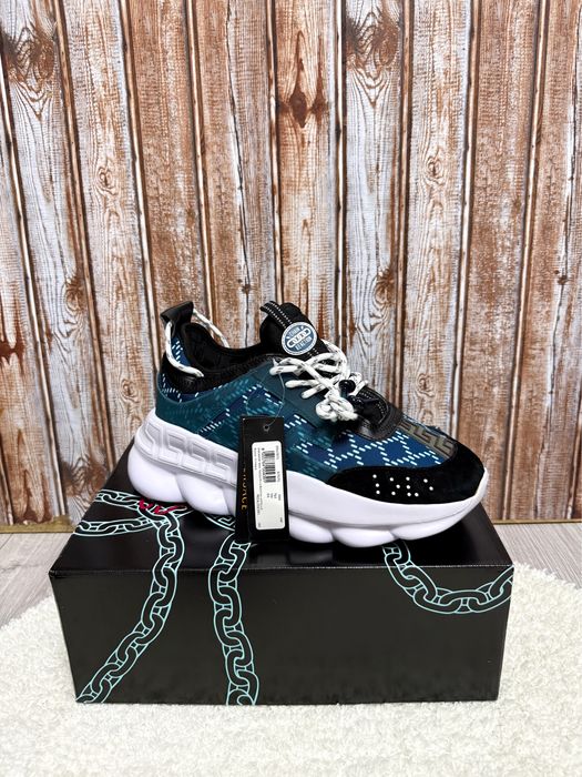 Versace Chain Reaction Blue Black